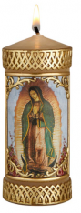 Our Lady of Guadalupe Devotional Candle